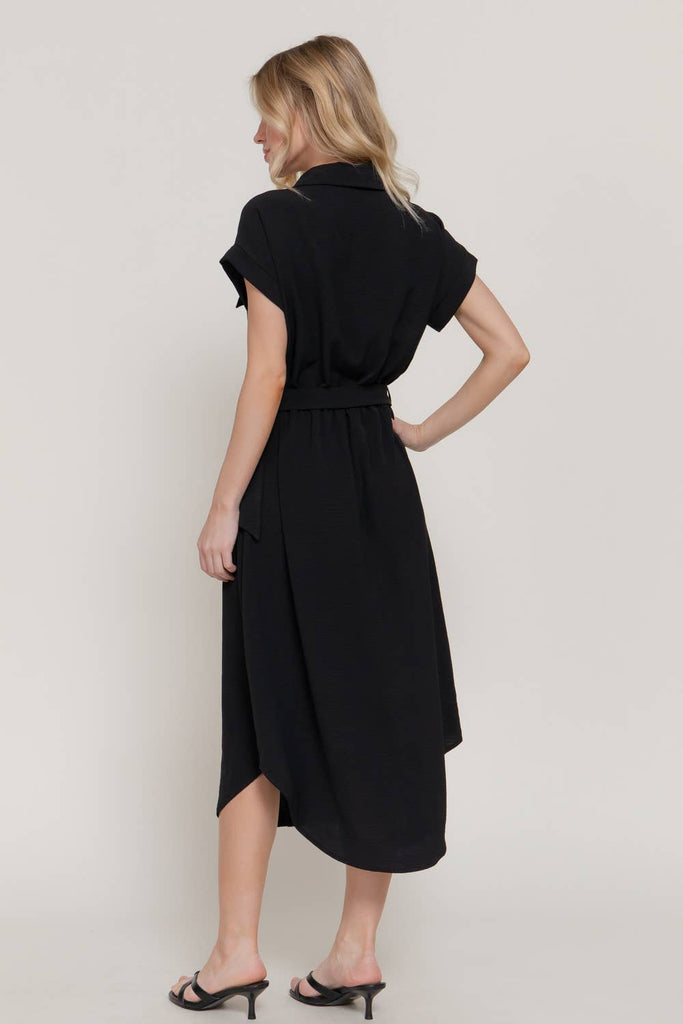 Charley Shirt Dress with Waist Belt