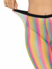 Rainbow Striped Fishnets