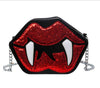Vampire Lips Glitter Bag