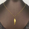 18K Plated Gold Fish Charm Necklace