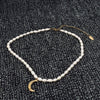 Freshwater Pearl Moon Necklace