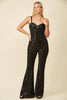 Velvet Sequin Rockstar Jumpsuit