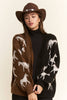 Two Tone Horse Cardigan