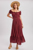 Sugar Plum Wine Maxi Dress