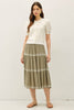 Pointelle Puff Sleeve Cardigan: Cream