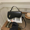 Sweet Note Piano Purse: Black