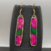 Pressed Dried FlowerDangle Earrings