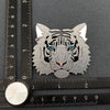 Ice Tiger Acrylic Brooch
