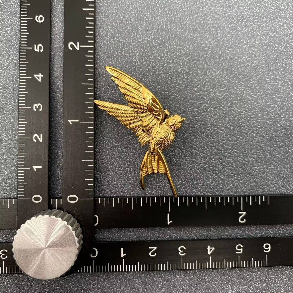 18K Gold Plated Bird Stud Earrings
