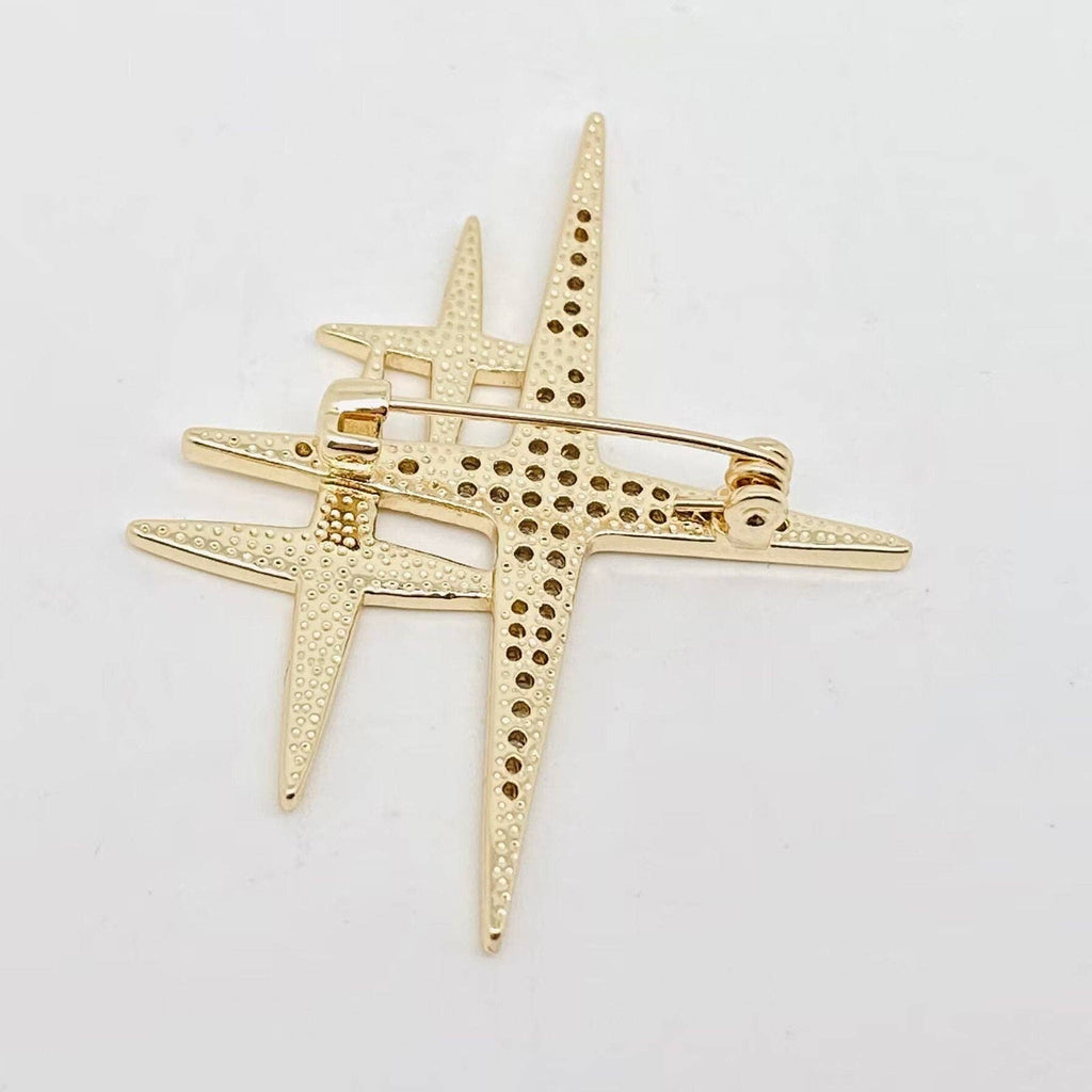 Mid Century Star Brooch