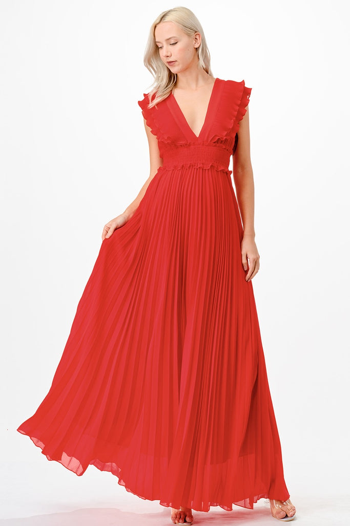 Red Carpet Ready Maxi Dress