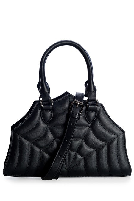 Black Siren Spider Web Purse
