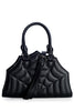 Black Siren Spider Web Purse