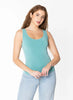Bamboo Tank Top: Lagoon