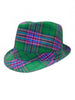 Summer Agent Plaid Fedora