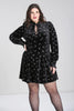 Moon Sparkle Velvet Dress
