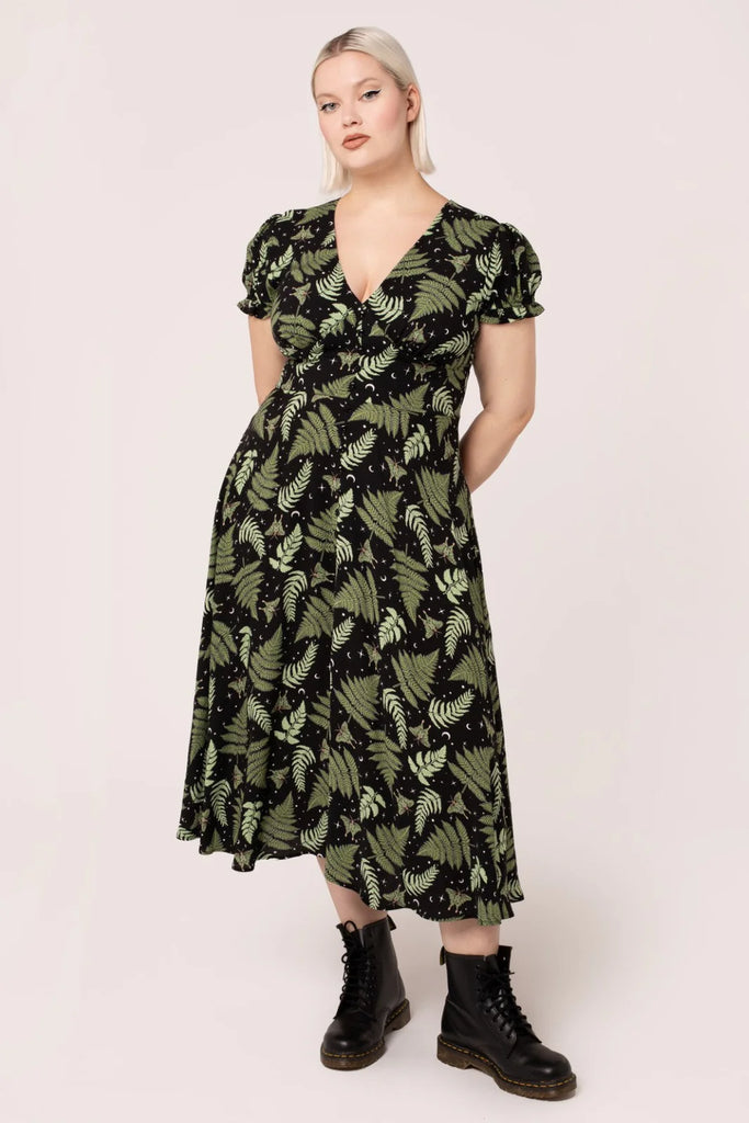 Mystical Ferns Gaia Dress