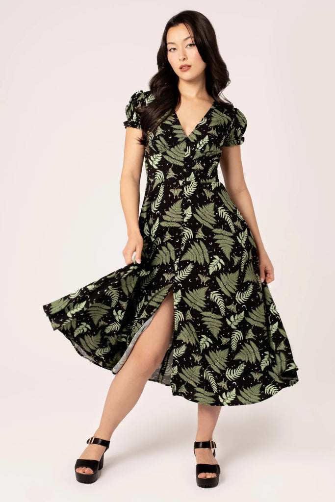 Mystical Ferns Gaia Dress