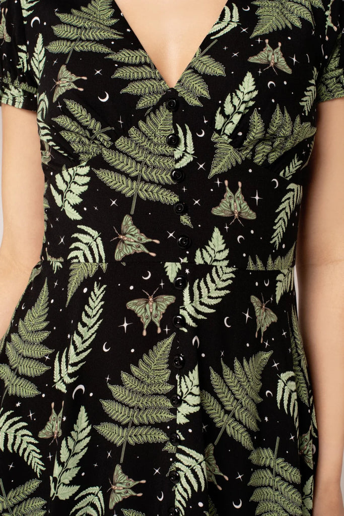 Mystical Ferns Gaia Dress