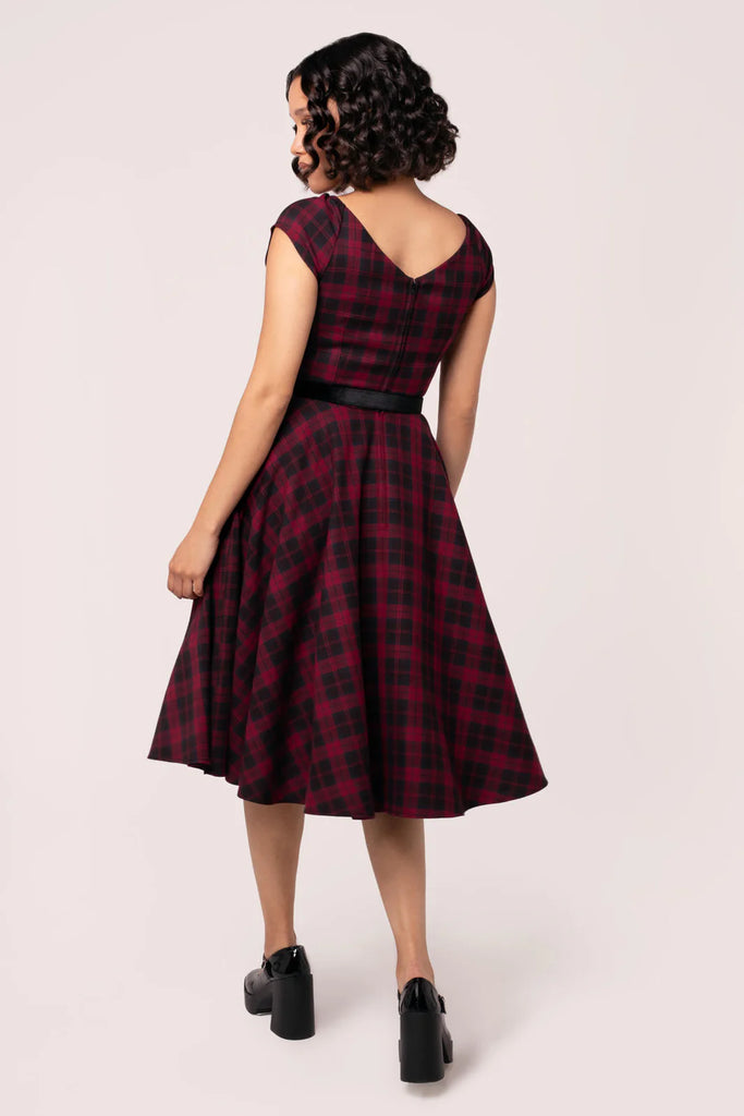 Carmina Tartan Swing Dress