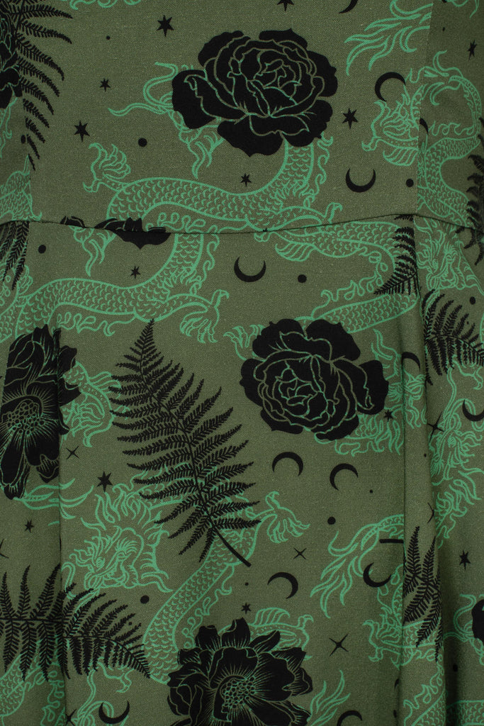 Mystical Moss Dragon Dress