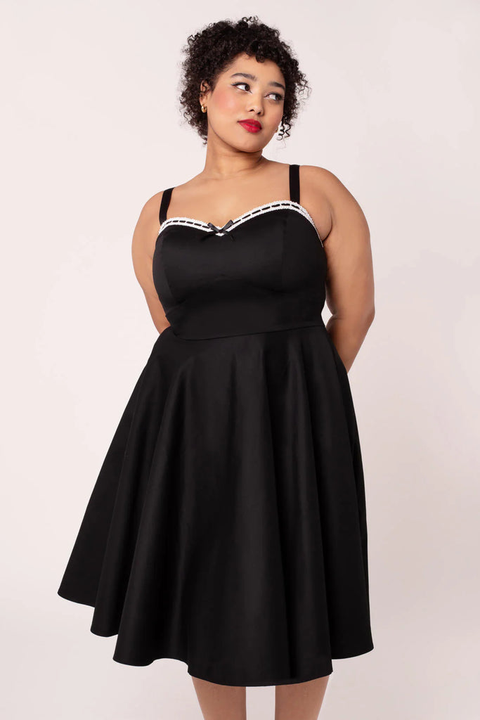 Gracie Black Swing Dress