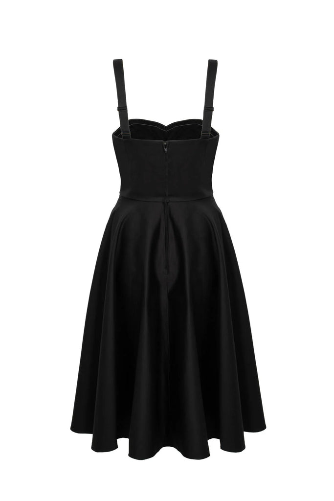 Gracie Black Swing Dress
