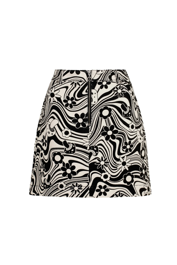 Psychedelic Vibes Mini Skirt