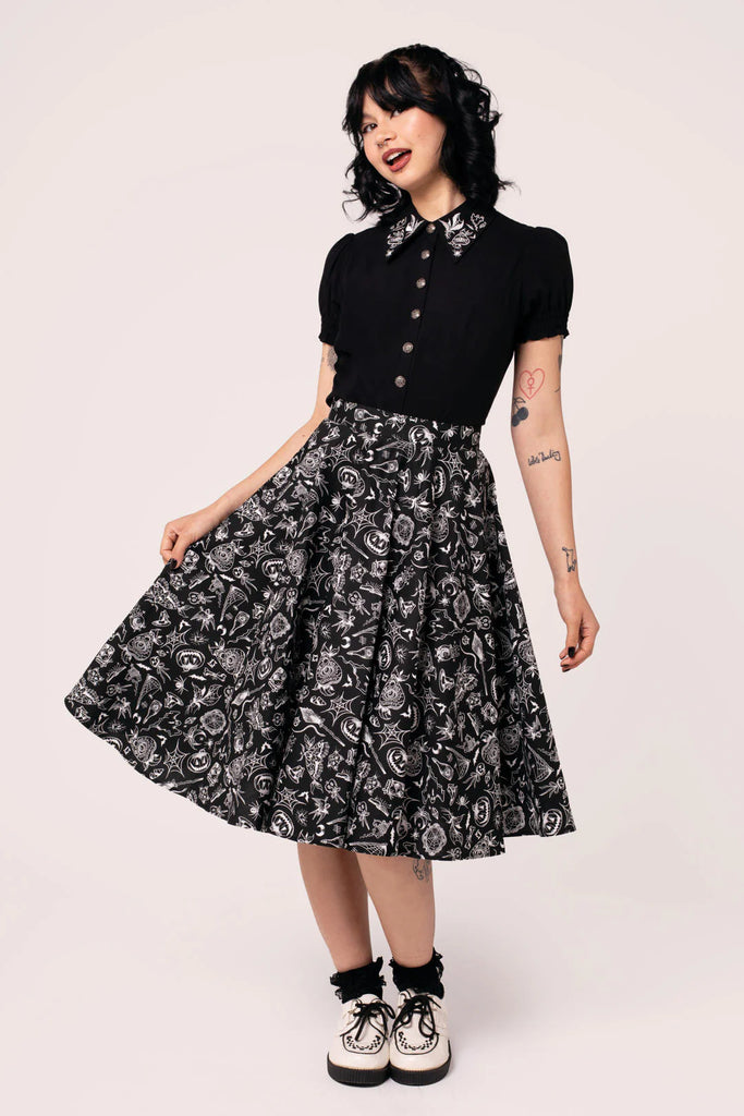 Hallowed Season Mischief Skirt