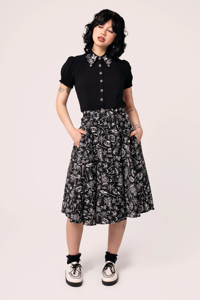Hallowed Season Mischief Skirt
