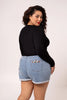 Strawberry Denim Shorts