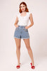 Strawberry Denim Shorts