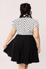 Shorter Swing Skirt: Black