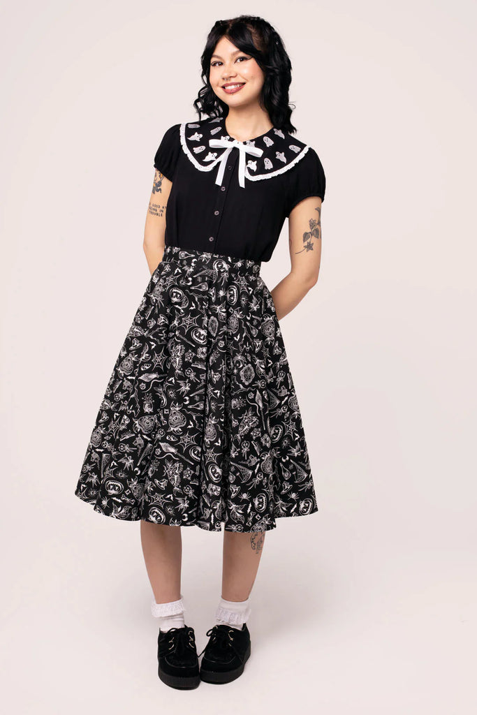 Hallowed Season Mischief Skirt