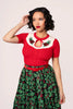 Poinsettia Holiday Sweater