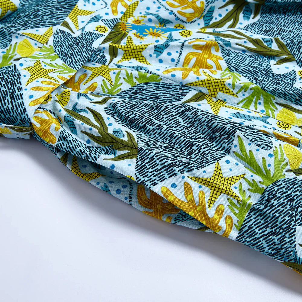 Sunlit Stingray Swing Dress