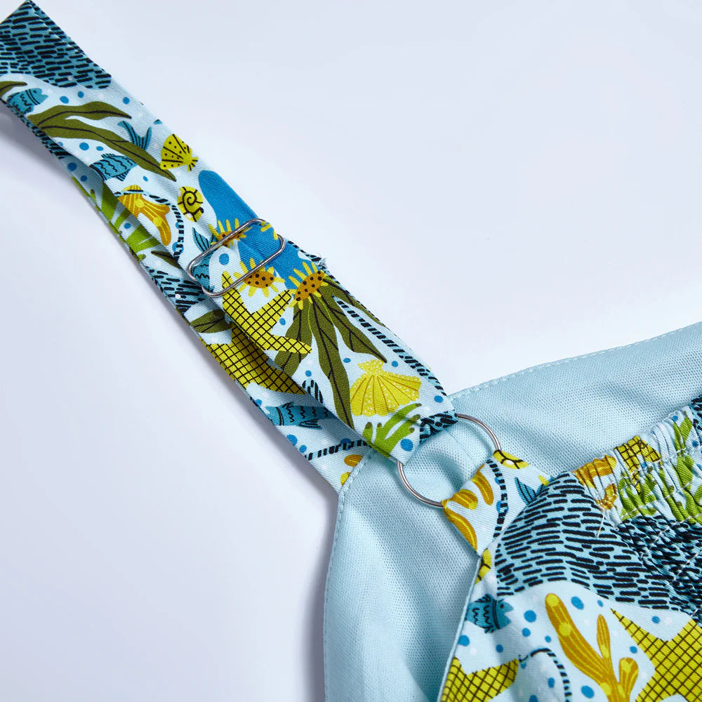 Sunlit Stingray Swing Dress