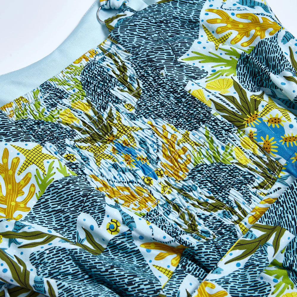 Sunlit Stingray Swing Dress