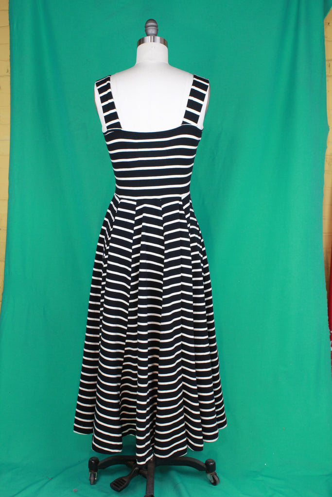 White Stripes Sonnet Dress