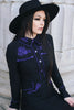 June Dress: Black/Purple
