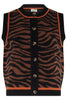 Knit Tiger Cardi-Vest