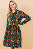 Trippy Mushrooms Soft Knit Dress