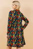 Trippy Mushrooms Soft Knit Dress