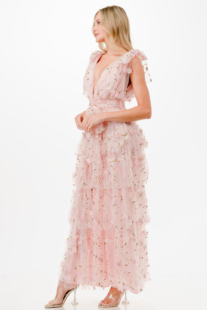 At First Blush Tulle Gown