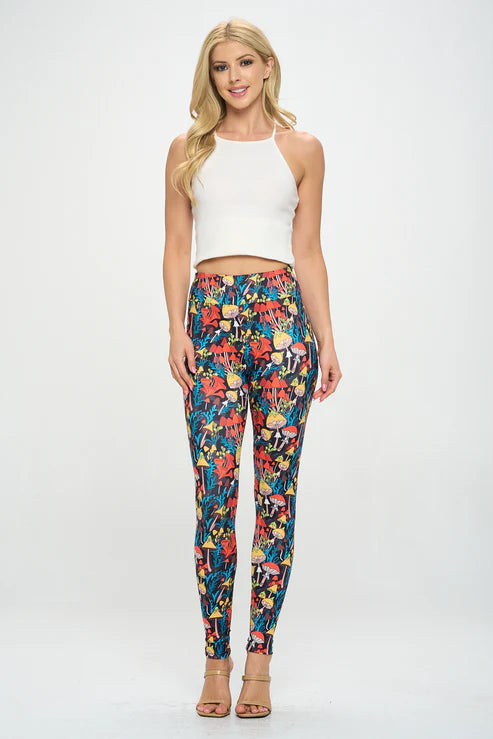 Trippy Mushroom Leggings
