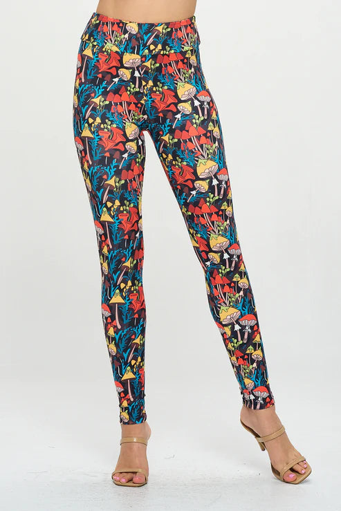 Trippy Mushroom Leggings