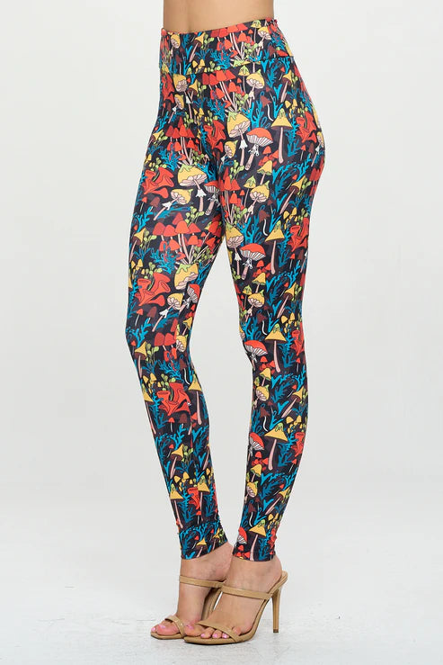 Trippy Mushroom Leggings