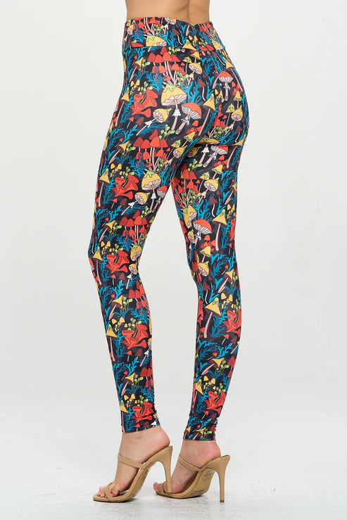 Trippy Mushroom Leggings