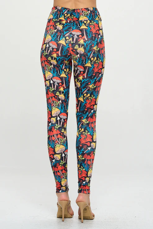 Trippy Mushroom Leggings