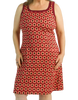 Atomic Orange Mod Dress